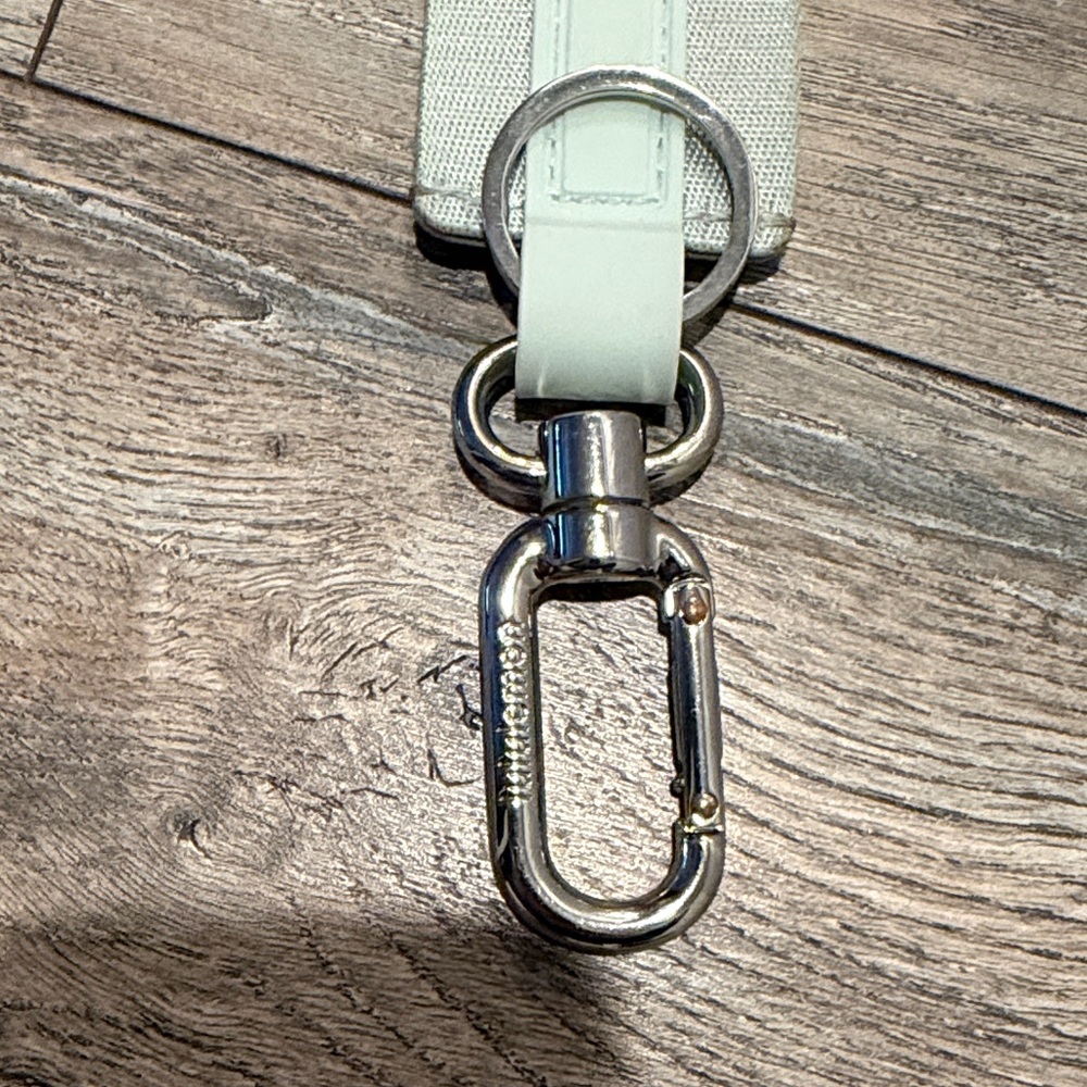 lululemon athletica Mint Green and Pink Wrist Strap Key Holder - Picture 2 of 4